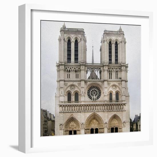 Notre Dame-Tosh-Framed Art Print