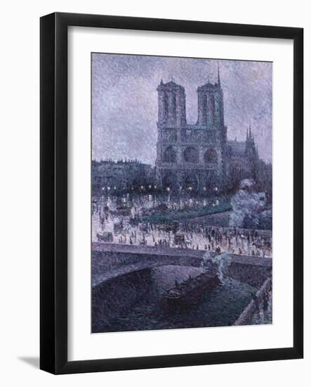 Notre Dame-Maximilien Luce-Framed Giclee Print