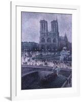 Notre Dame-Maximilien Luce-Framed Giclee Print