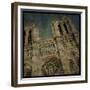 Notre Dame-John W Golden-Framed Giclee Print