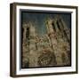 Notre Dame-John W Golden-Framed Giclee Print