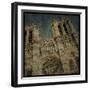 Notre Dame-John W Golden-Framed Giclee Print