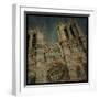 Notre Dame-John W Golden-Framed Premium Giclee Print