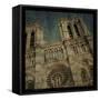 Notre Dame-John W Golden-Framed Stretched Canvas