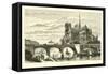 Notre Dame-null-Framed Stretched Canvas