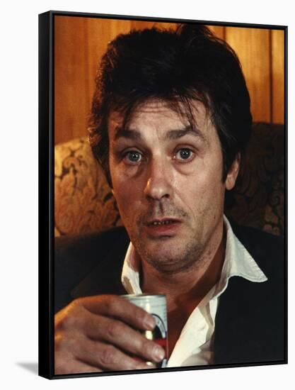 Notre histoire Our Story by Bertrand Blier with Alain Delon, 1984 (photo)-null-Framed Stretched Canvas