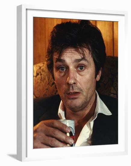Notre histoire Our Story by Bertrand Blier with Alain Delon, 1984 (photo)-null-Framed Photo