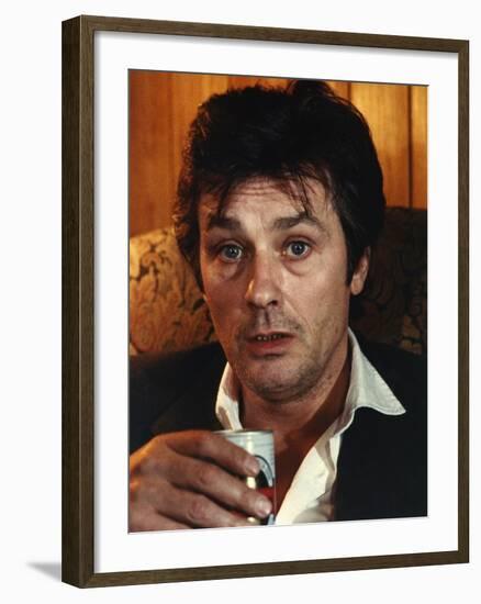 Notre histoire Our Story by Bertrand Blier with Alain Delon, 1984 (photo)-null-Framed Photo