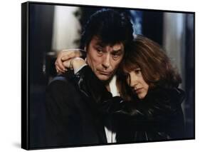 Notre histoire Our Story by Bertrand Blier with Alain Delon and Nathalie Baye, 1984 (photo)-null-Framed Stretched Canvas