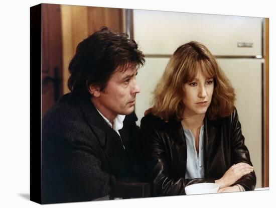 Notre histoire Our Story by Bertrand Blier with Alain Delon and Nathalie Baye, 1984 (photo)-null-Stretched Canvas