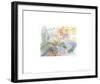 Notre Maison de Montsaunes-Raoul Dufy-Framed Art Print