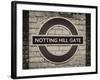 Notting Hill Gate Sign - Subway Station Sign - London - UK - England - United Kingdom - Europe-Philippe Hugonnard-Framed Photographic Print