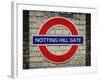 Notting Hill Gate Sign - Subway Station Sign - London - UK - England - United Kingdom - Europe-Philippe Hugonnard-Framed Photographic Print