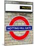 Notting Hill Gate Sign - Subway Station Sign - London - UK - England - United Kingdom - Europe-Philippe Hugonnard-Mounted Photographic Print