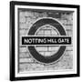 Notting Hill Gate Sign - Subway Station Sign - London - UK - England - United Kingdom - Europe-Philippe Hugonnard-Framed Photographic Print