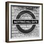 Notting Hill Gate Sign - Subway Station Sign - London - UK - England - United Kingdom - Europe-Philippe Hugonnard-Framed Photographic Print