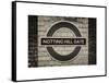 Notting Hill Gate Sign - Subway Station Sign - London - UK - England - United Kingdom - Europe-Philippe Hugonnard-Framed Stretched Canvas