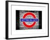 Notting Hill Gate Sign - Subway Station Sign - London - UK - England - United Kingdom - Europe-Philippe Hugonnard-Framed Art Print