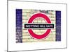 Notting Hill Gate Sign - Subway Station Sign - London - UK - England - United Kingdom - Europe-Philippe Hugonnard-Mounted Art Print