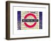 Notting Hill Gate Sign - Subway Station Sign - London - UK - England - United Kingdom - Europe-Philippe Hugonnard-Framed Art Print