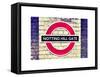 Notting Hill Gate Sign - Subway Station Sign - London - UK - England - United Kingdom - Europe-Philippe Hugonnard-Framed Stretched Canvas