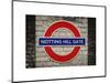 Notting Hill Gate Sign - Subway Station Sign - London - UK - England - United Kingdom - Europe-Philippe Hugonnard-Mounted Art Print