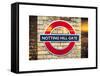 Notting Hill Gate Sign - Subway Station Sign - London - UK - England - United Kingdom - Europe-Philippe Hugonnard-Framed Stretched Canvas