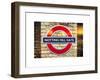 Notting Hill Gate Sign - Subway Station Sign - London - UK - England - United Kingdom - Europe-Philippe Hugonnard-Framed Art Print