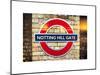 Notting Hill Gate Sign - Subway Station Sign - London - UK - England - United Kingdom - Europe-Philippe Hugonnard-Mounted Art Print