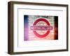 Notting Hill Gate Sign - Subway Station Sign - London - UK - England - United Kingdom - Europe-Philippe Hugonnard-Framed Art Print