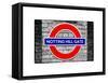 Notting Hill Gate Sign - Subway Station Sign - London - UK - England - United Kingdom - Europe-Philippe Hugonnard-Framed Stretched Canvas