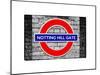 Notting Hill Gate Sign - Subway Station Sign - London - UK - England - United Kingdom - Europe-Philippe Hugonnard-Mounted Art Print