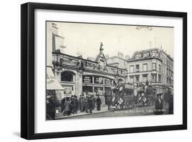 Notting Hill Gate, Tube Station, London-null-Framed Photographic Print