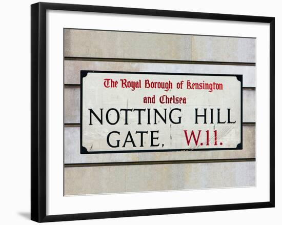 Notting Hill Gate-Joseph Eta-Framed Giclee Print