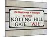 Notting Hill Gate-Joseph Eta-Mounted Giclee Print