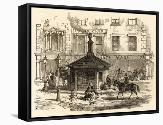 Notting Hill Toll Gate, London, 1864-null-Framed Stretched Canvas