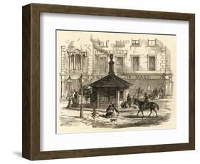 Notting Hill Toll Gate, London, 1864-null-Framed Art Print