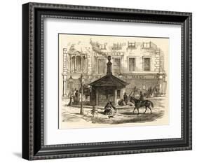 Notting Hill Toll Gate, London, 1864-null-Framed Art Print