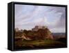 Nottingham Castle, England-Alfred Parker-Framed Stretched Canvas