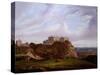 Nottingham Castle, England-Alfred Parker-Stretched Canvas
