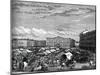 Nottingham Market Place, C1880-null-Mounted Giclee Print