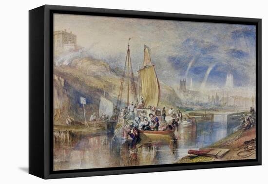 Nottingham-Joseph Mallord William Turner-Framed Stretched Canvas