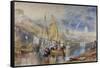 Nottingham-Joseph Mallord William Turner-Framed Stretched Canvas