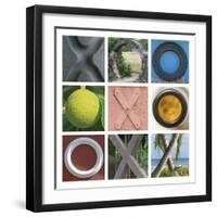 Noughts and Crosses-Mike Toy-Framed Giclee Print