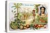 Nouka-Hiva, from a Series of Collecting Cards Depicting the Colonial Domain of France, C. 1910-null-Stretched Canvas