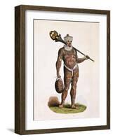 Noukahiwa Man with Tattoos-null-Framed Giclee Print