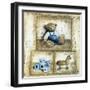 Nounours Bleu-Véronique Didier-Laurent-Framed Art Print