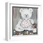 Nounours et Peinture-Willy Renoux-Framed Art Print