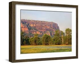 Nourlangie Rock and Anbangbang Billabong, Kakadu National Park, Northern Territory, Australia-Schlenker Jochen-Framed Photographic Print