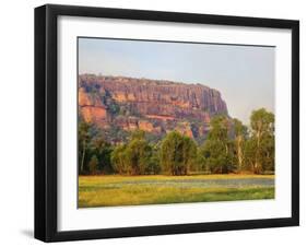 Nourlangie Rock and Anbangbang Billabong, Kakadu National Park, Northern Territory, Australia-Schlenker Jochen-Framed Photographic Print